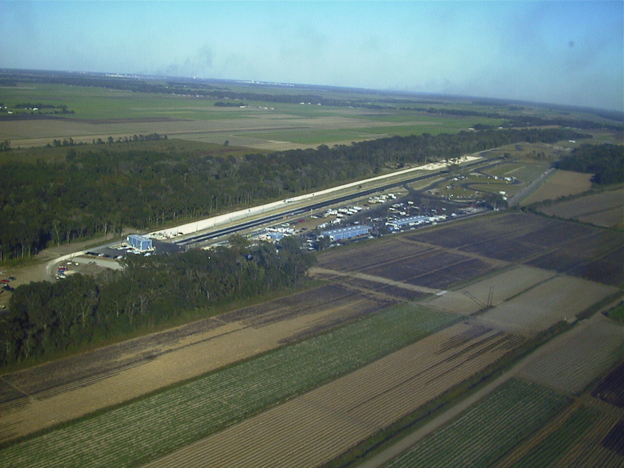 AERIAL VIEW FROM THE SOUTHWEST LOOKING OVER THE PA